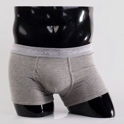 Мужские трусы Calvin Klein 365 серые с серой резинкой A054 Мужские трусы Calvin Klein 365 серые с серой резинкой A054