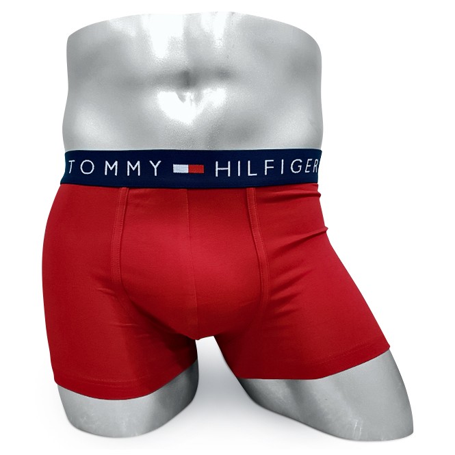 Мужские боксеры Tommy Hilfiger красные T05 Мужские боксеры Tommy Hilfiger красные T05
