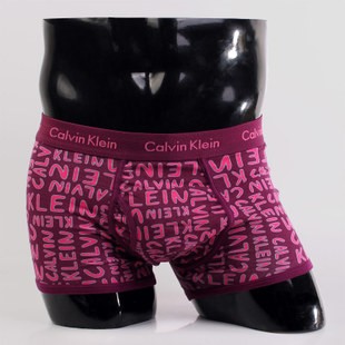 Мужские трусы Calvin Klein 365 малиновые/белые буквы A059 Мужские трусы Calvin Klein 365 малиновые/белые буквы A059