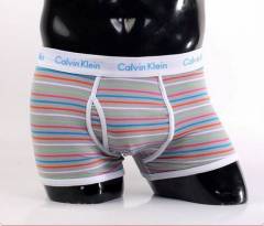 Мужские трусы Calvin Klein 365 полосы сер/гол/бел A075