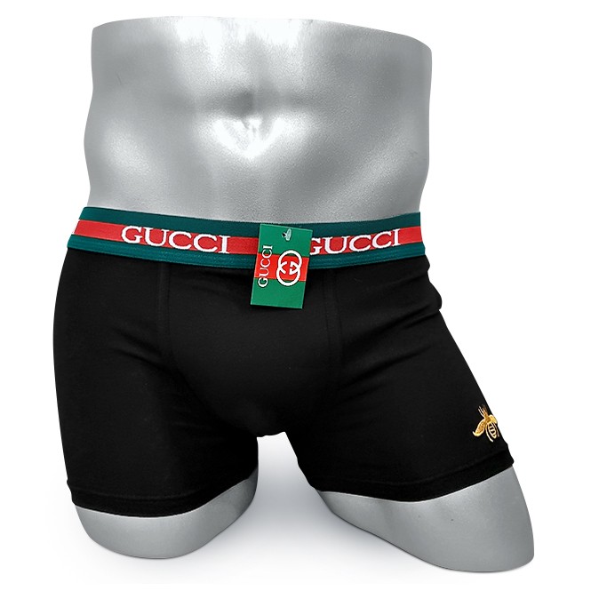 Мужские трусы Gucci черные G01