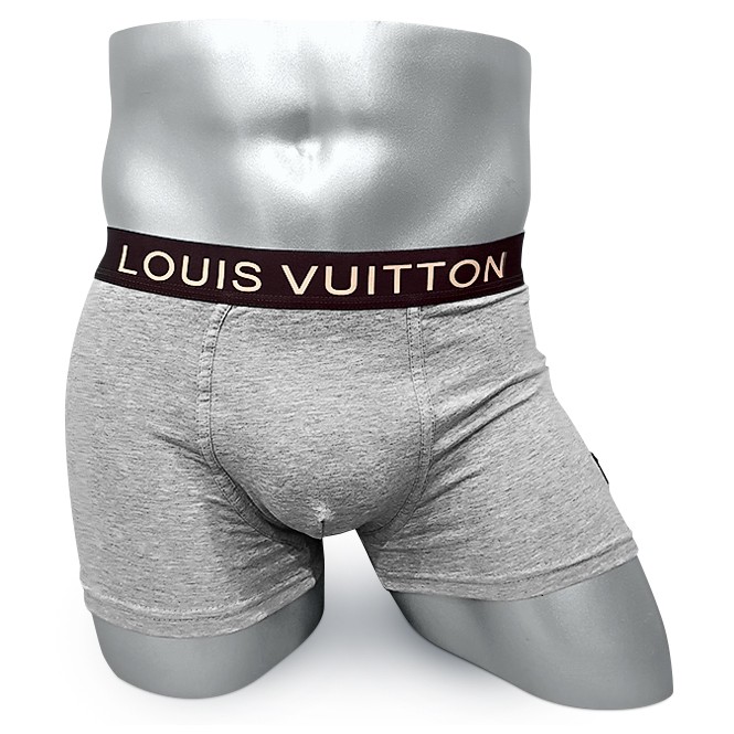 Мужские трусы Loius Vuitton серые LV02 Мужские трусы Loius Vuitton серые LV02