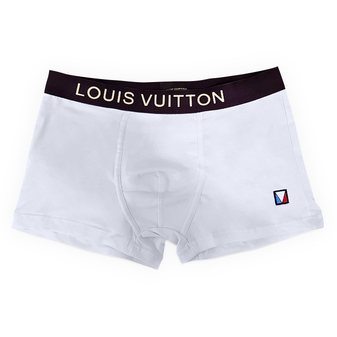 Мужские трусы Loius Vuitton белые LV03