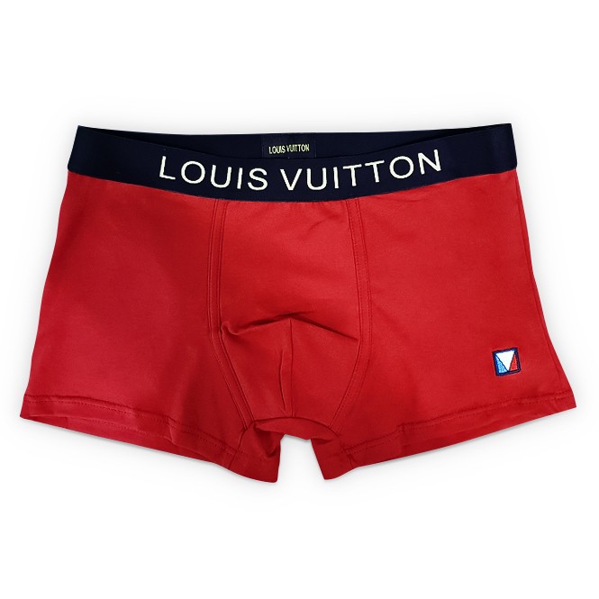 Мужские трусы Loius Vuitton красные LV05 Мужские трусы Loius Vuitton красные LV05