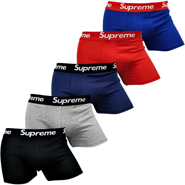 5 ШТ Набор Мужских трусов Supreme 5 ШТ Набор Мужских трусов Supreme