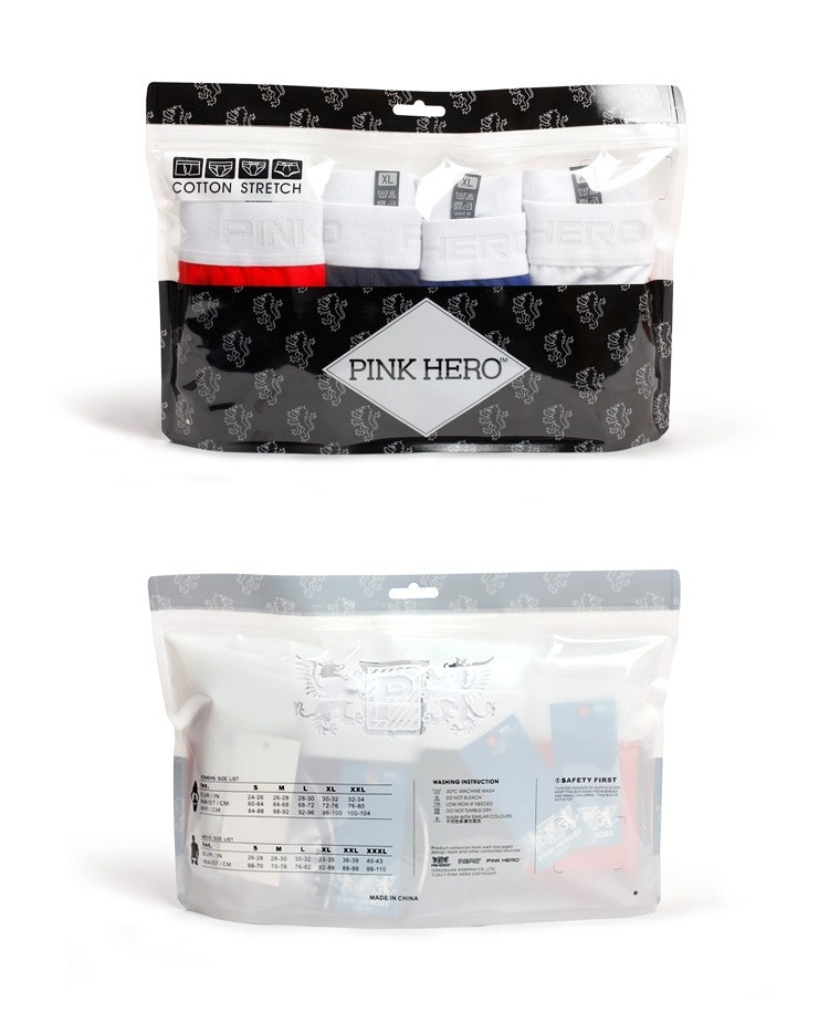 Пластиковый пакетик Pink Hero для 5 трусов PH6