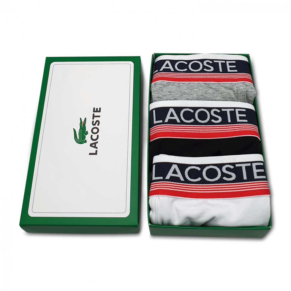 Картонная коробочка Lacoste для 3 трусов LA2