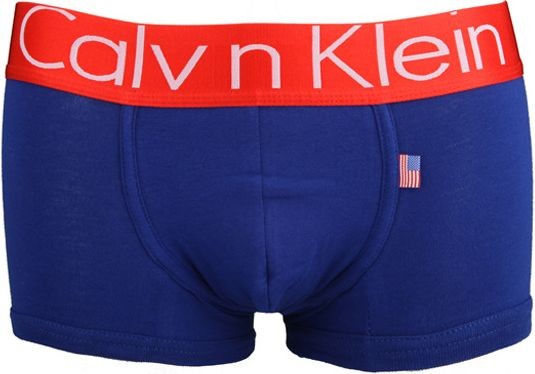 Мужские трусы Calvin Klein синие с красной резинкой США A030 Мужские трусы Calvin Klein синие с красной резинкой США A030