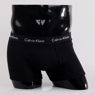 Мужские трусы Calvin Klein 365 черные с черной резинкой A038 Мужские трусы Calvin Klein 365 черные с черной резинкой A038