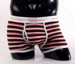 Мужские трусы Calvin Klein 365 полосы чер/крас/бел A076